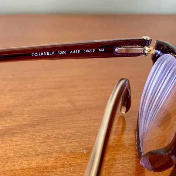 🦉{Chanel} Amber Wheat Prescription Frames 🌾 - Picture 4 of 5